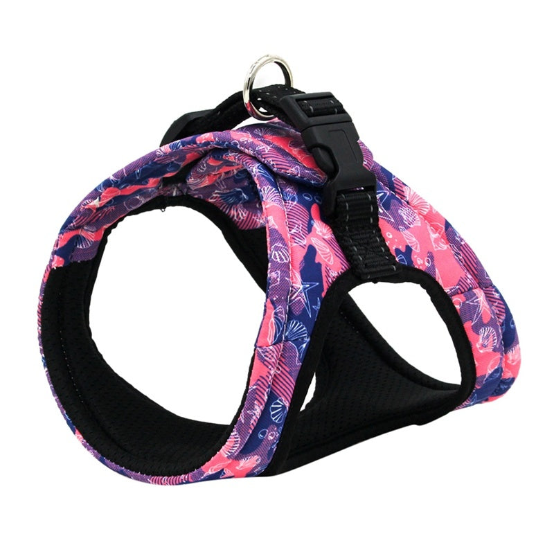 JMT-185674 Reflective Adjustable Dog Safety Vest with Double Loop Design for Small to Medium Dogs