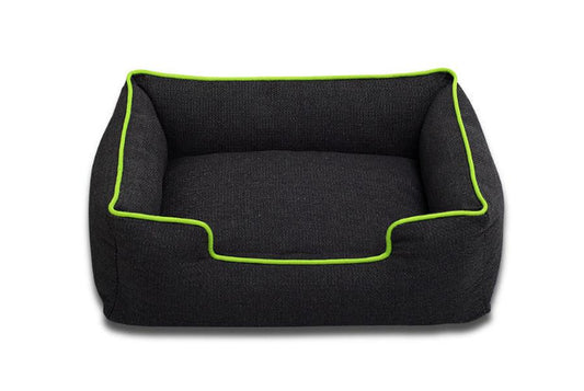 JMT-185802 Candy-Colored Thin Bone Square Denim Kennel for Medium and Small Dogs - Cloth Pet Bed in Red, Green, Orange, Yellow