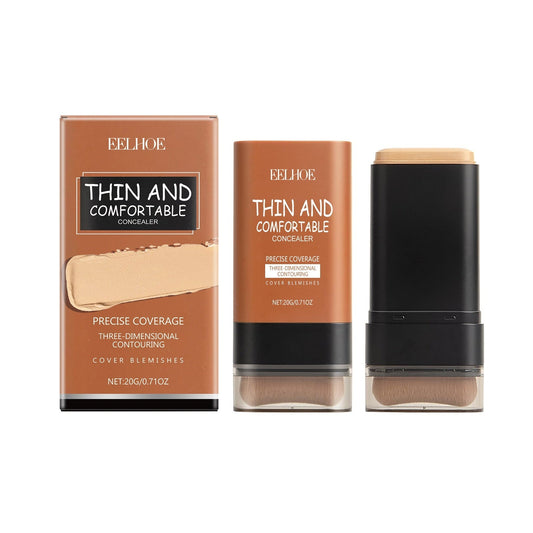 JMT-185930 Lightweight Concealer Foundation Makeup Stick, 20g, Compact Size 4.6x2x10.4cm