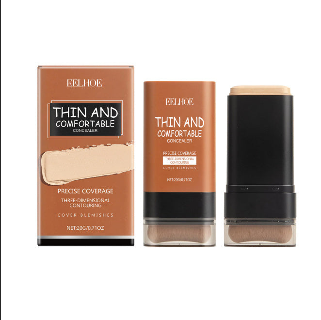 JMT-185930 Lightweight Concealer Foundation Makeup Stick, 20g, Compact Size 4.6x2x10.4cm