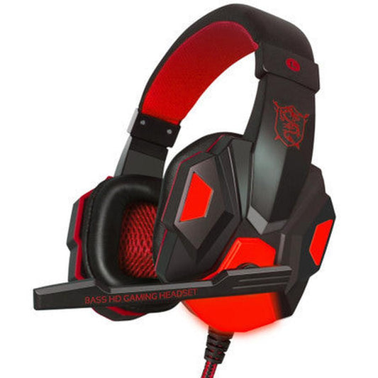 JMT-185994 Head-Mounted Gaming Headphones with Microphone - Luminous and Non-Luminous Options