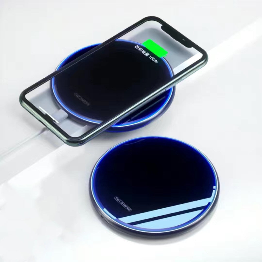 JMT-186186 15W Qi Wireless Charger for iPhone 12, 11 Pro, Xs Max, Mini, X, Xr, 8, Samsung, & Xiaomi - Fast Induction Charging Pad
