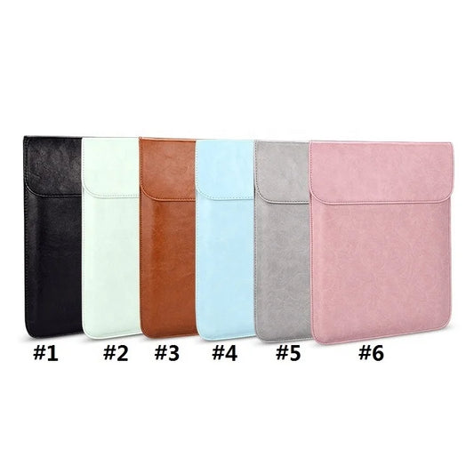 JMT-186314 Premium PU Leather Laptop Sleeve Pouch for MacBook Air/Pro and Retina Models 11-15.4 Inch