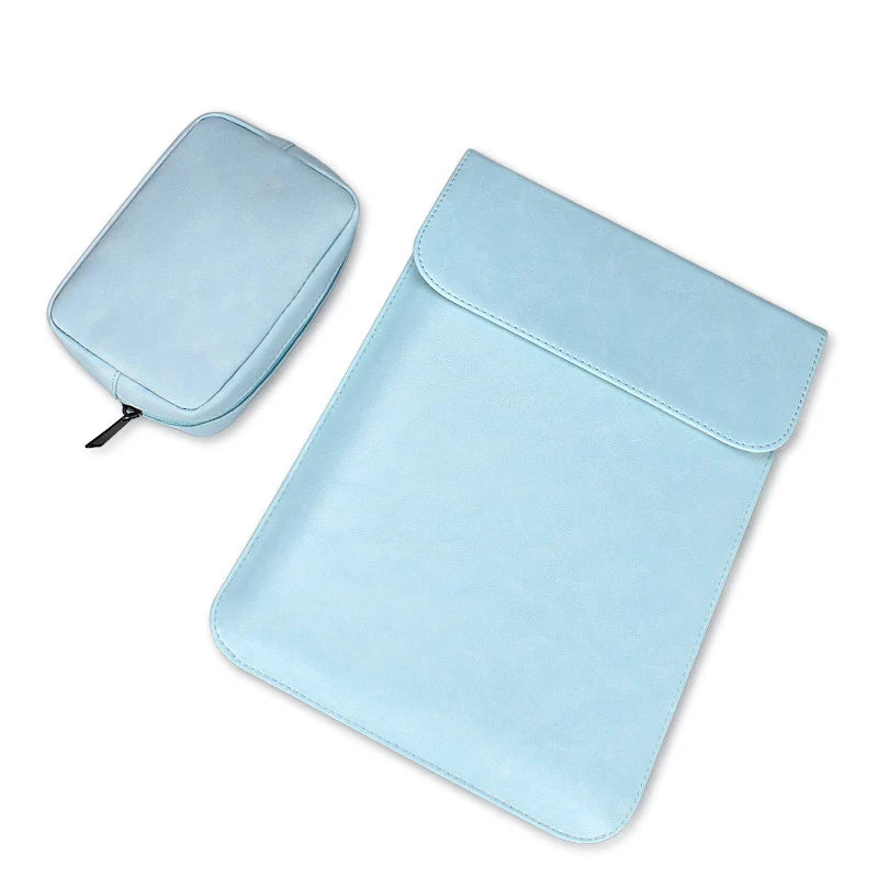 JMT-186314 Premium PU Leather Laptop Sleeve Pouch for MacBook Air/Pro and Retina Models 11-15.4 Inch