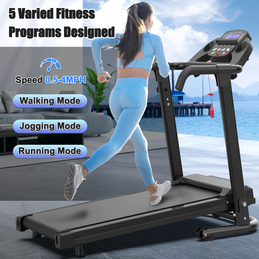 JMT-186570 Compact Folding Treadmill Q30-5 for Home and Office Use
