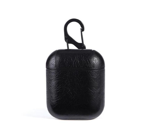 JMT-186826 Genuine Leather Earphone Case for Apple AirPods – Protective Charging Case Design