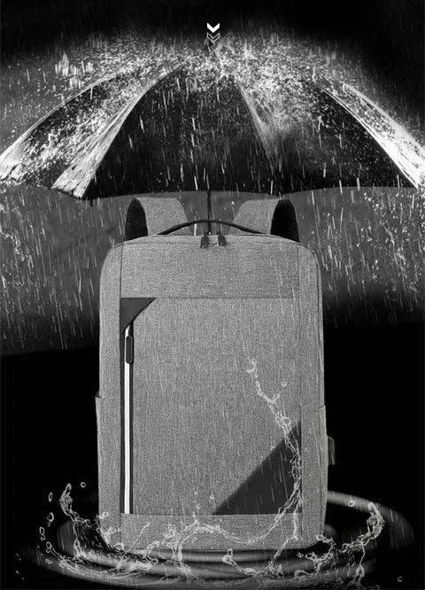 JMT-186826 Waterproof Oxford Backpack with USB Charging Port for Laptops and Computers