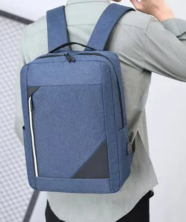 JMT-186826 Waterproof Oxford Backpack with USB Charging Port for Laptops and Computers