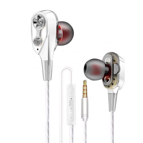 JMT-186826 Wired In-Ear Dual-Moving Coil Gaming Headset with Microphone for PC