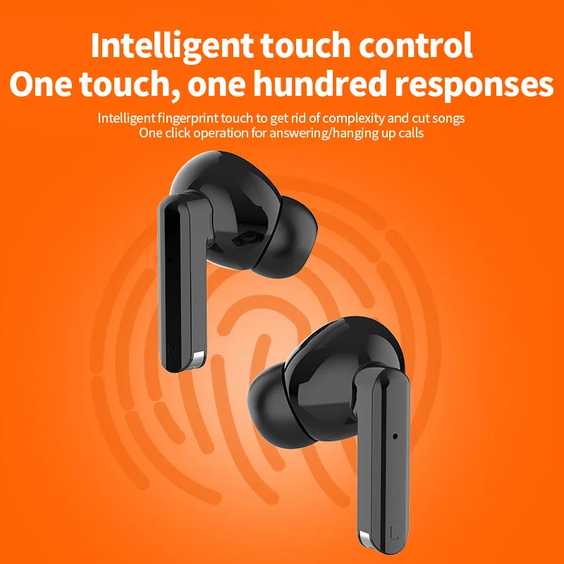 JMT-186826 Wireless Earbuds with Hi-Fi Sound and Waterproof Design, LED Display, and Built-in Mic