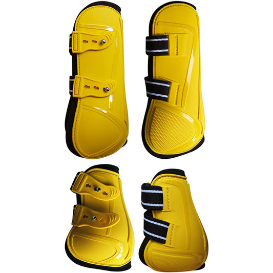 JMT-187018 PU Hard Shell Protective Leg Guard for Horses