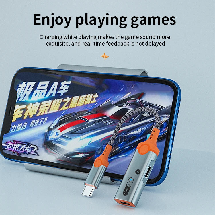 JMT-187146 60W Type-C Charging & Audio Adapter for iPhone 15 and Android Devices