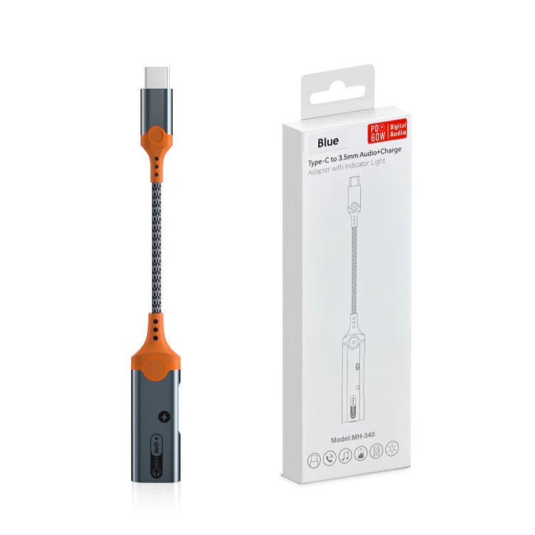 JMT-187146 60W Type-C Charging & Audio Adapter for iPhone 15 and Android Devices