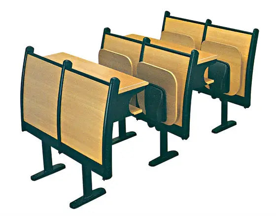 JMT-187402 MDF and Chromed Metal Student Shelf with Desk and Chair Set, Model H-745
