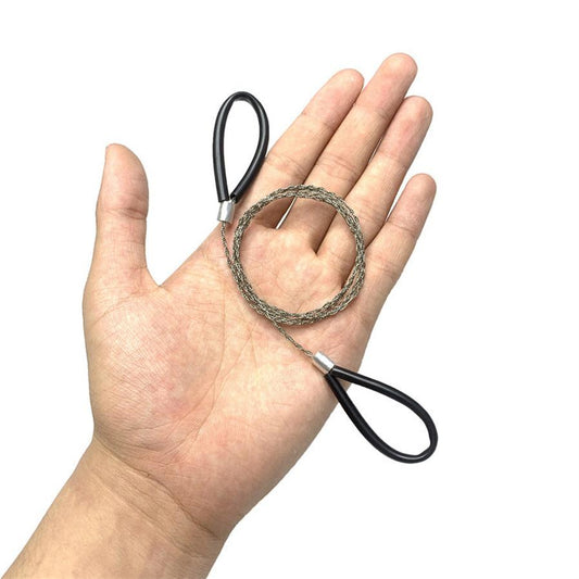 JMT-187530 Stainless Steel Wire Saw Holster with Pull Ring for Comfortable Use