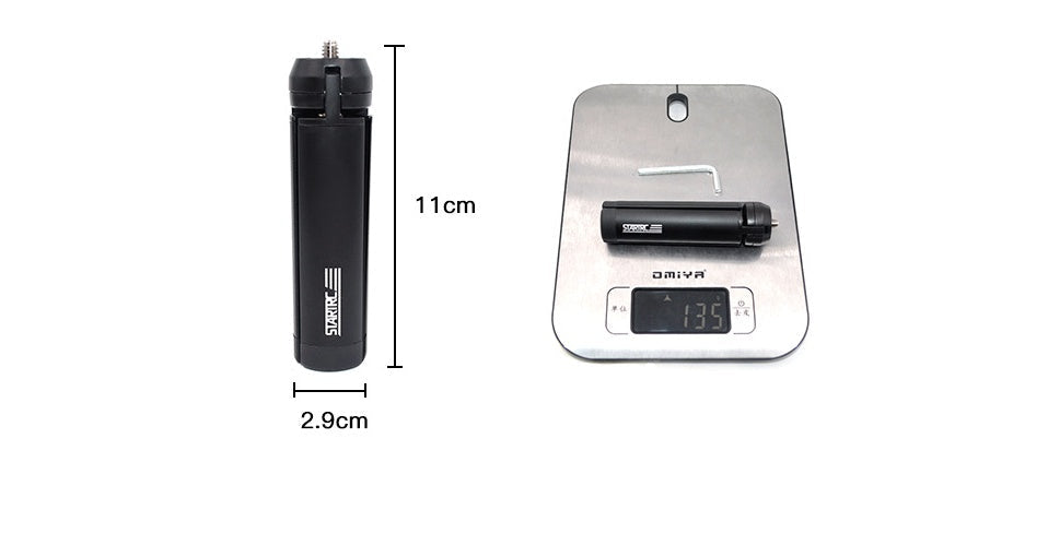JMT-187658 Handheld Bracket for Tabletop Tripod - Compatible with iPhone Models, Aluminum Alloy Construction, 11cm Size