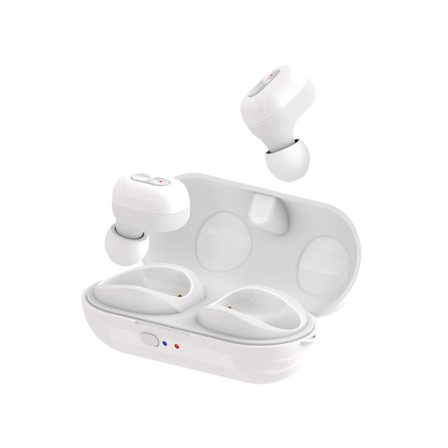 JMT-187786 Bluetooth Wireless Stereo Headset with 10m Range for Calls and Music in Black and White