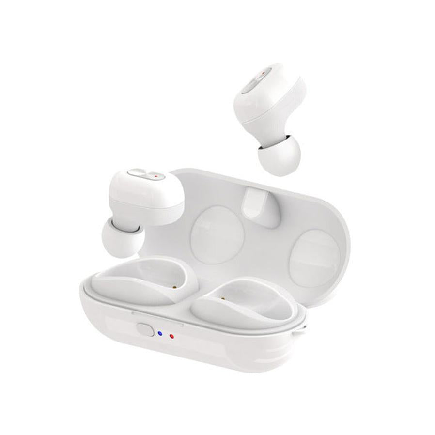 JMT-187786 Bluetooth Wireless Stereo Headset with 10m Range for Calls and Music in Black and White