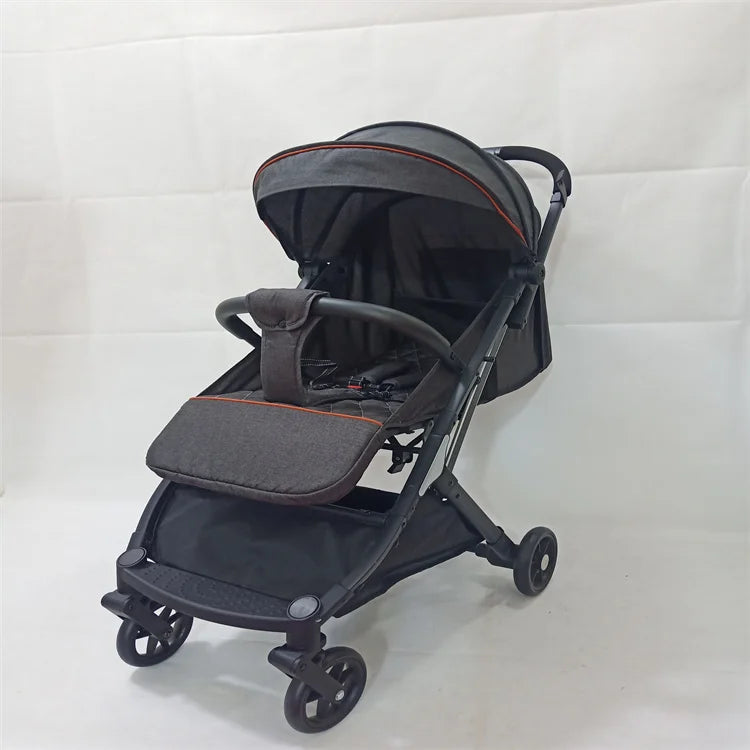 JMT-187786 Compact 2-in-1 Baby Pram with 360-Degree Functionality and Folding Design, Equipped with Five-Point Safety Belt