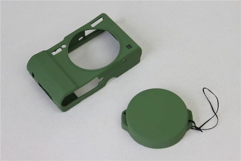 JMT-188170 Soft Silicone Camera Bag for Single Electric and Micro Single Cameras - Shockproof, Wear-Resistant, Breathable, Casual Style in Green, Black, Brown