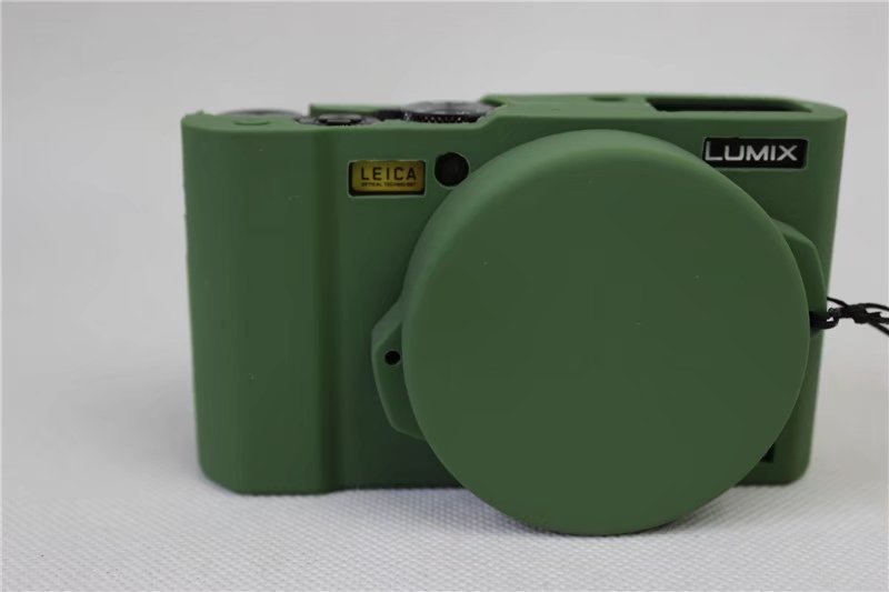 JMT-188170 Soft Silicone Camera Bag for Single Electric and Micro Single Cameras - Shockproof, Wear-Resistant, Breathable, Casual Style in Green, Black, Brown