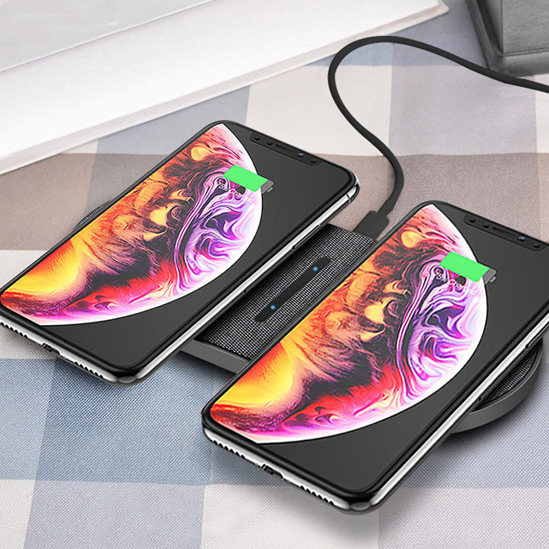 JMT-188490 2-in-1 Wireless Charger, 10W Quick Charge, USB-C Interface, Dual Output, Indicator Function