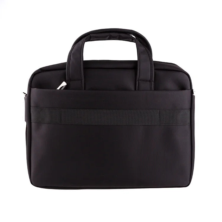 JMT-188618 14 Inch Men's Saffiano Leather Laptop Briefcase for Work and Office