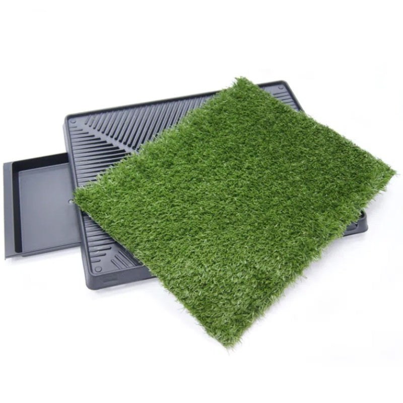 JMT-188810 Eco-Friendly Pet Lawn Toilet for Cats and Dogs - Durable PE/PP, 64x51x6.4cm