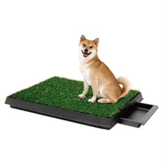 JMT-188810 Eco-Friendly Pet Lawn Toilet for Cats and Dogs - Durable PE/PP, 64x51x6.4cm