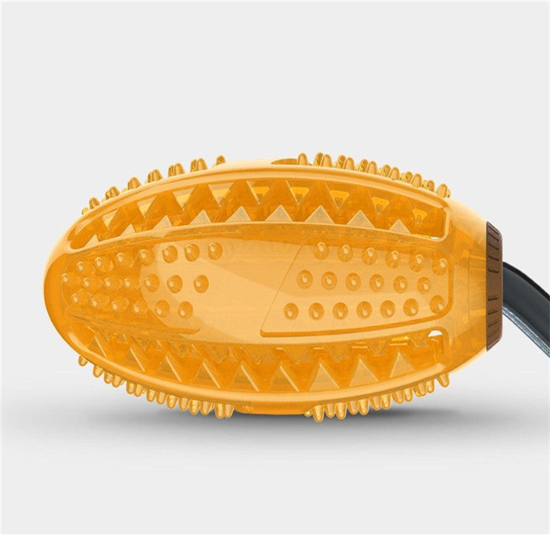 JMT-188938 Multi-Kinetic Dog Rubber Suction Cup Toy with Double Layer Teeth Cleaning Design