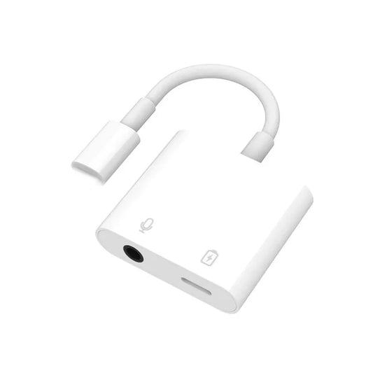 JMT-189450 2-in-1 Audio and Charging Adapter for 3.5mm Headphones and iPhone