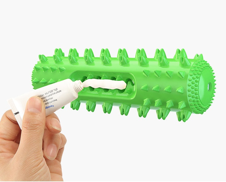 JMT-190090 Vocal Pet Dog Teething Stick - Multifunctional Cleaning Toothbrush Chewing Toy for Dogs