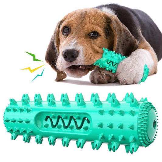 JMT-190090 Vocal Pet Dog Teething Stick - Multifunctional Cleaning Toothbrush Chewing Toy for Dogs