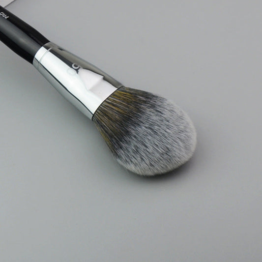 JMT-190218 Peach Shape Loose Powder Brush with Wooden Handle for Blush Application