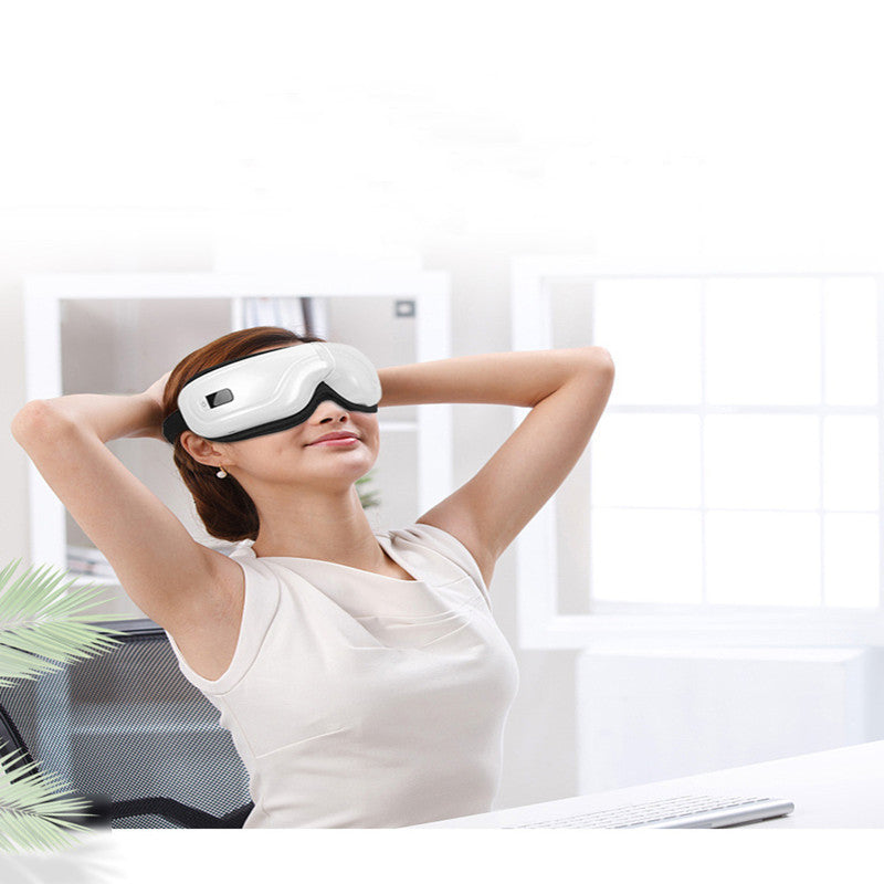 JMT-190346 Wireless Smart Eye Massager with Air Pressure, Hot Compress, and Music Vibration Features - USB Powered