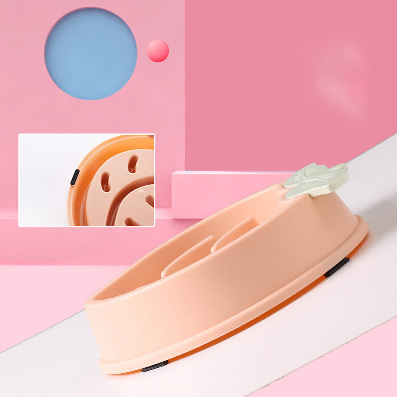 JMT-190922 Slow Feed Dog Bowl with Non-Slip Base - Maze Design for Healthy Eating and Digestion