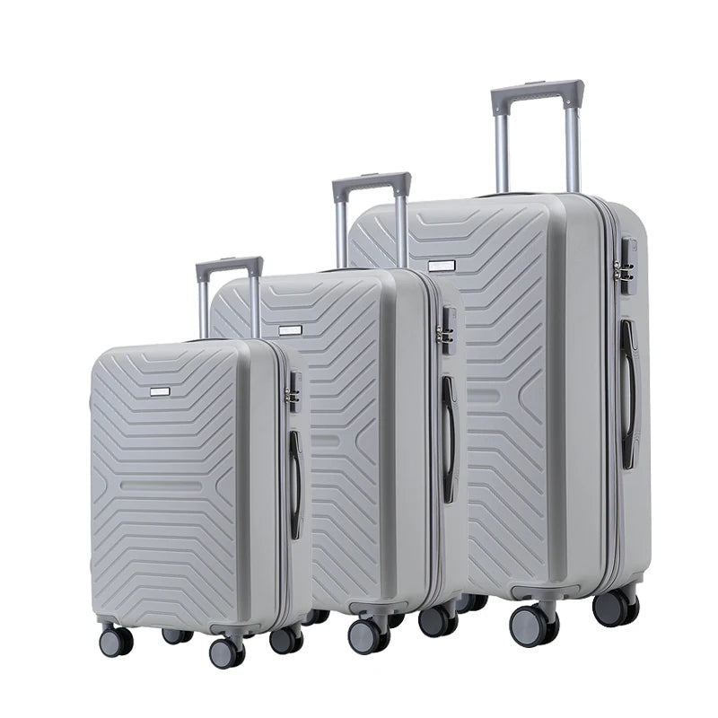JMT-190986 Three-Piece Luggage Set with 20-Inch Trolley Suitcase for Travel