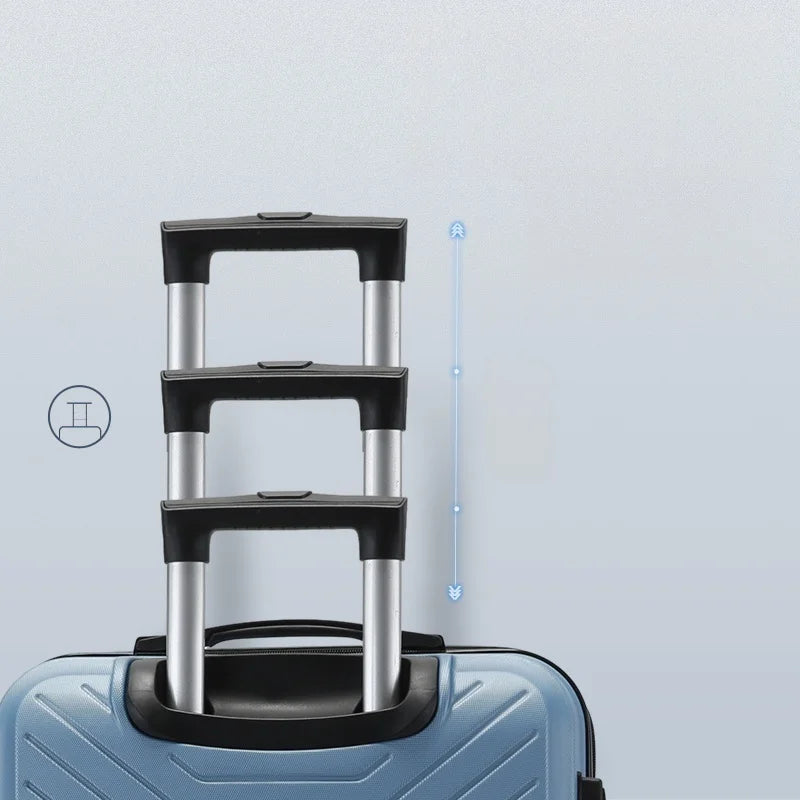JMT-190986 Three-Piece Luggage Set with 20-Inch Trolley Suitcase for Travel