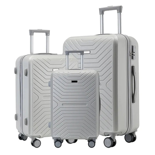 JMT-190986 Three-Piece Luggage Set with 20-Inch Trolley Suitcase for Travel