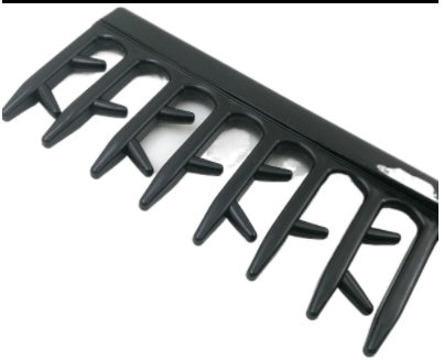 JMT-191242 Folding Makeup Brush Set with Plastic Bifurcated Tooth Comb - Portable and Lightweight