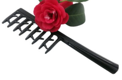 JMT-191242 Folding Makeup Brush Set with Plastic Bifurcated Tooth Comb - Portable and Lightweight