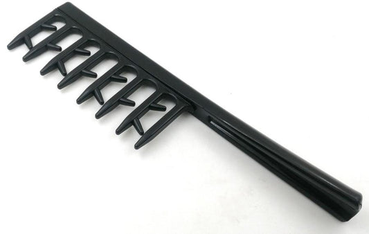 JMT-191242 Folding Makeup Brush Set with Plastic Bifurcated Tooth Comb - Portable and Lightweight