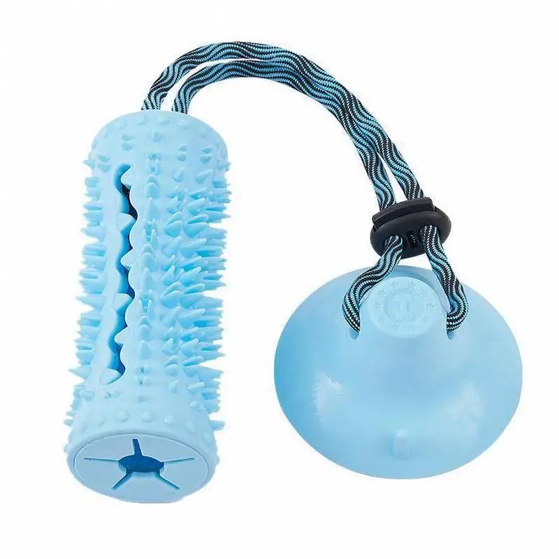 JMT-191242 Interactive Dog Chew Ball Toy with Suction Cup - Food Dispenser for Aggressive Chewers