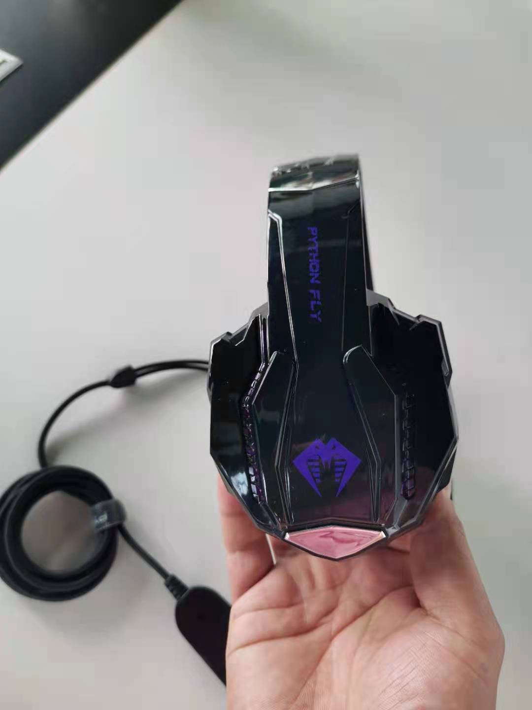 JMT-191434 Wired Gaming Headset with Microphone, 50mm Speakers, USB Connection, Comfortable Design, 3m Braided Cable