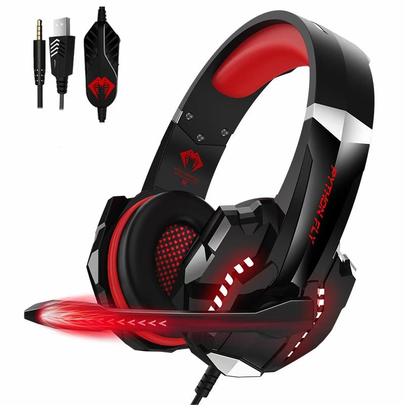 JMT-191434 Wired Gaming Headset with Microphone, 50mm Speakers, USB Connection, Comfortable Design, 3m Braided Cable