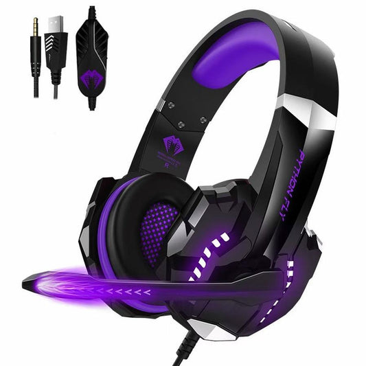 JMT-191434 Wired Gaming Headset with Microphone, 50mm Speakers, USB Connection, Comfortable Design, 3m Braided Cable