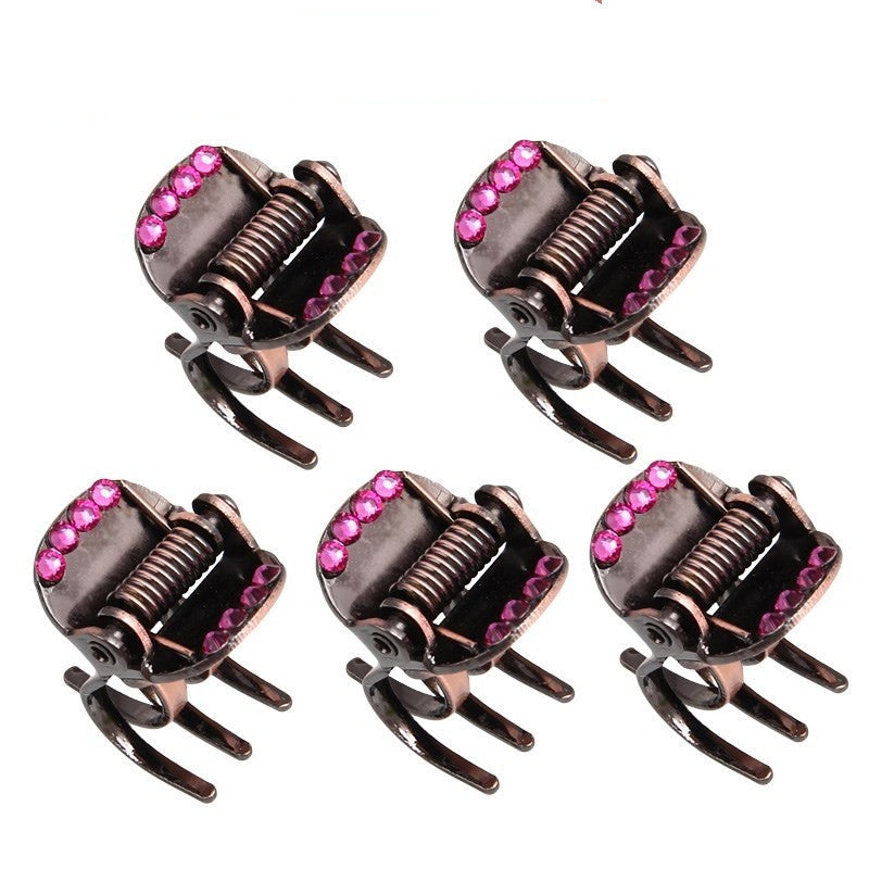 JMT-191626 Mini Korean Hair Catch Bangs Clip Set - Various Colors Available