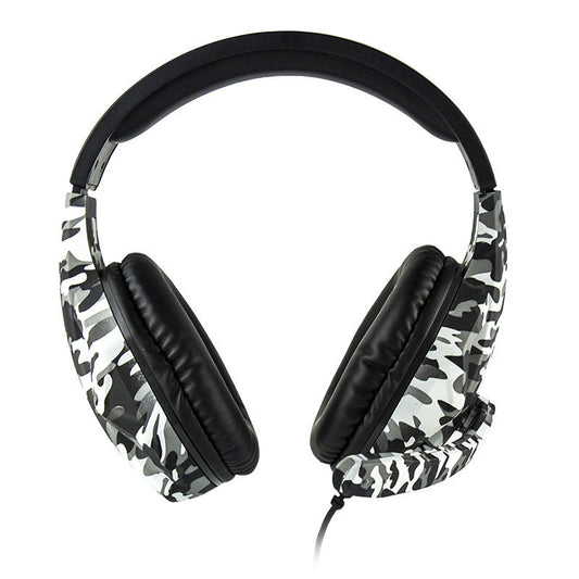 JMT-191754 Light-Up Wired Gaming Headset with Camouflage Design for PS4