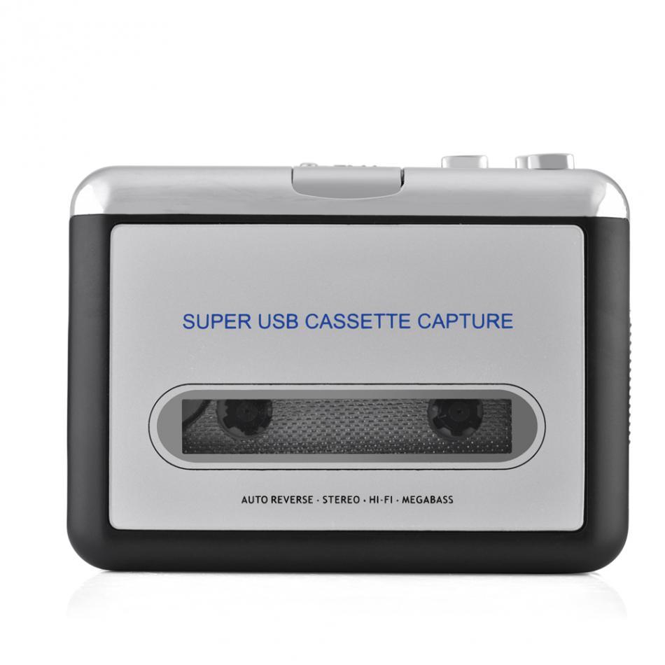 JMT-192074 USB Cassette Player and Tape Recorder for Converting Tapes to MP3 with Audacity Software