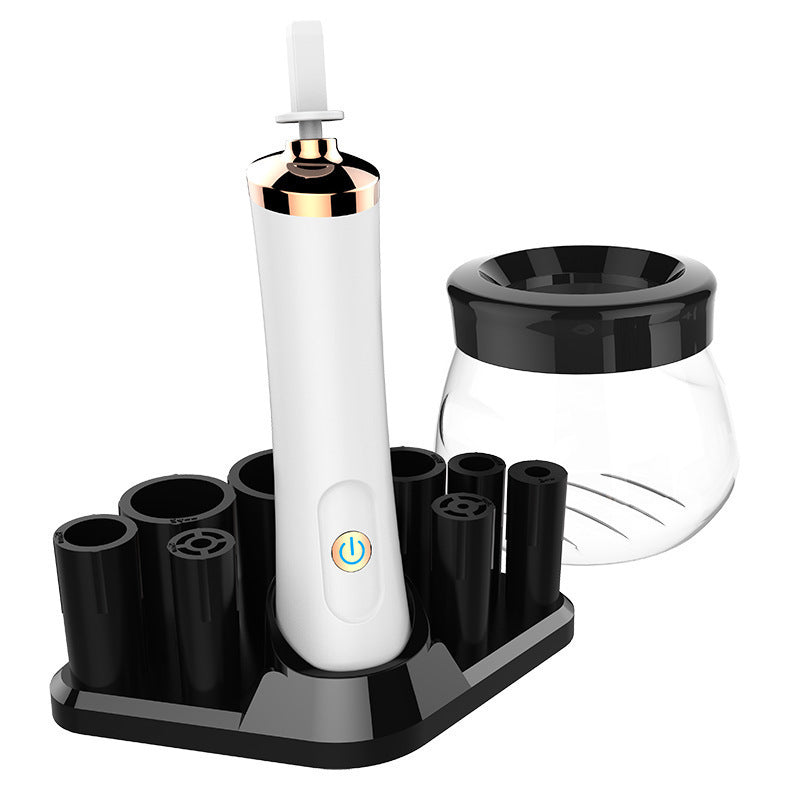 JMT-192650 Automatic Electric Makeup Brush Cleaner with Quick Drying Function and Multi-Function Charging Options